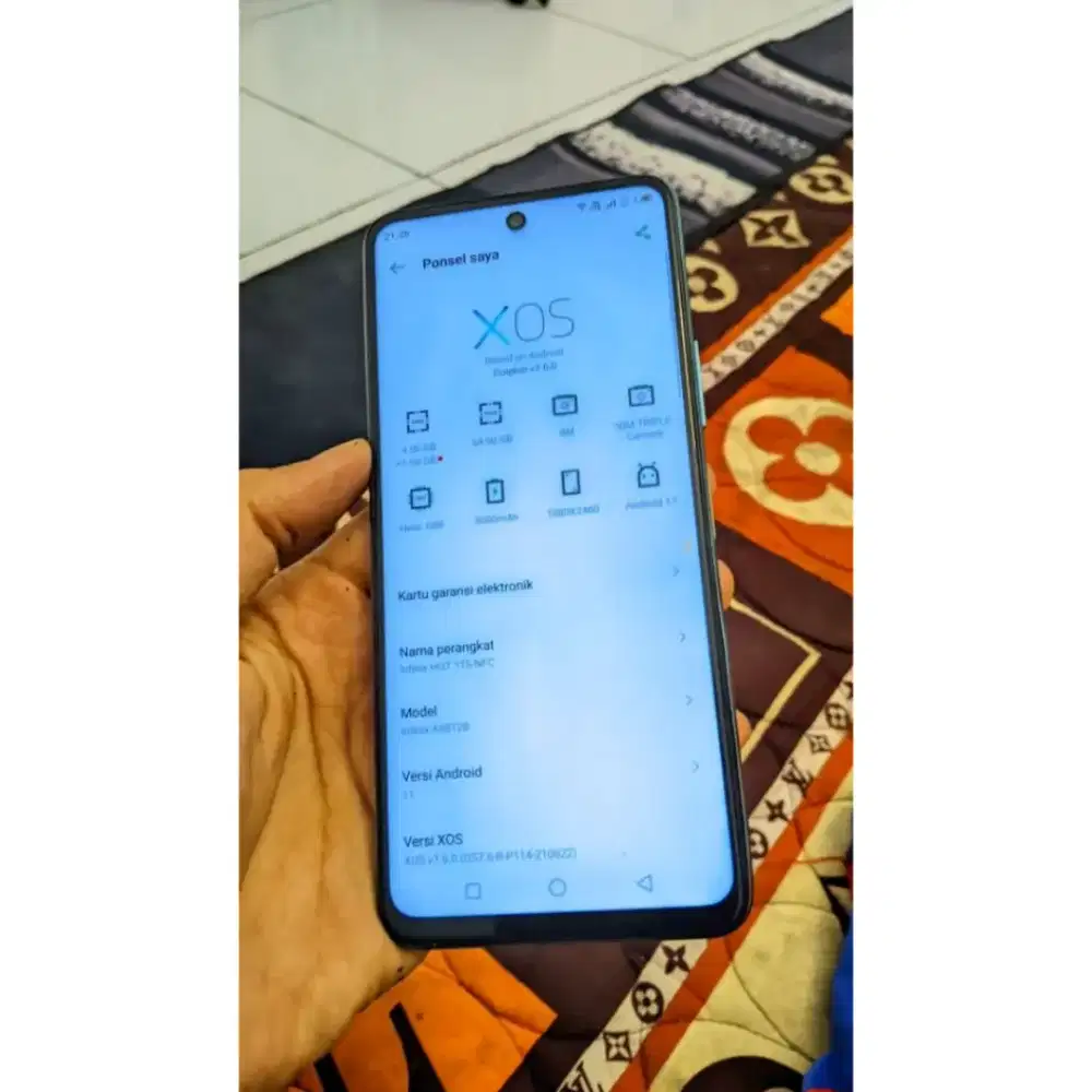 Infinix hot 11s NFC NO MINUS