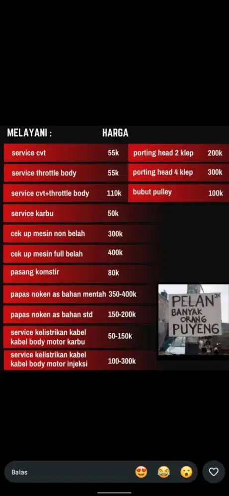 Jasa service motor panggilan