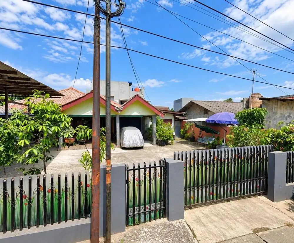 DIJUAL RUMAH + TANAH STRATEGIS PINGGIR JALAN BESAR