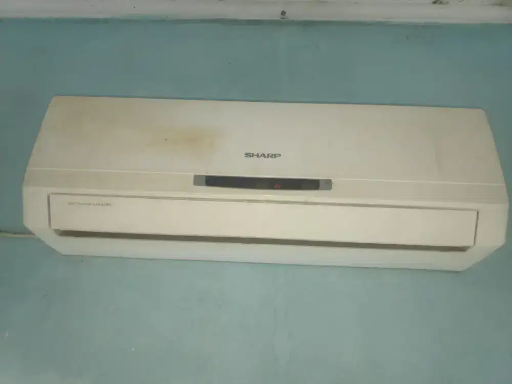 1 Set AC Sharp 1/2 PK Low Watt Siap Pakai