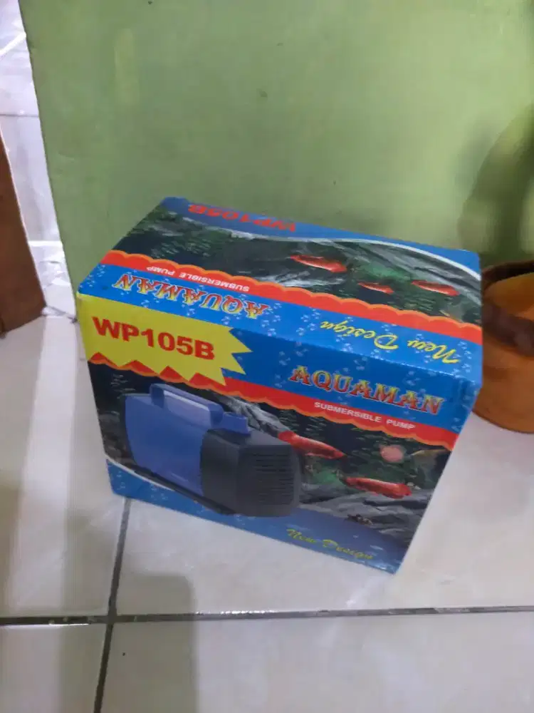 Pompa kolam ikan barang masih segeel baru