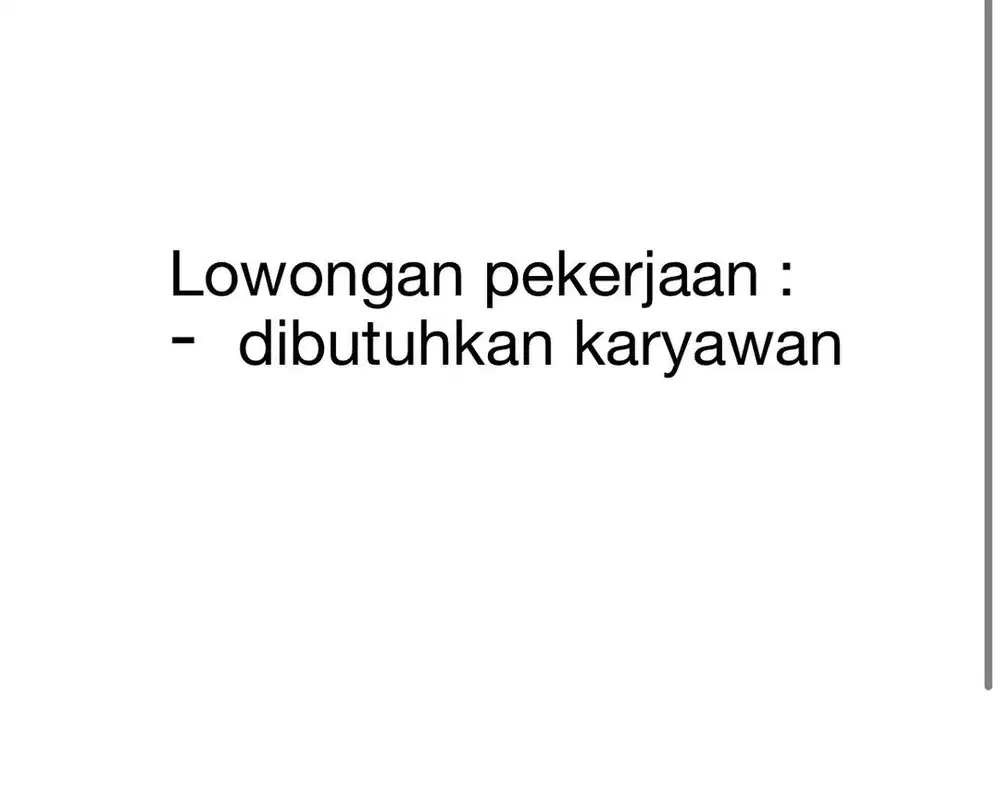Lowongan pekerjaan