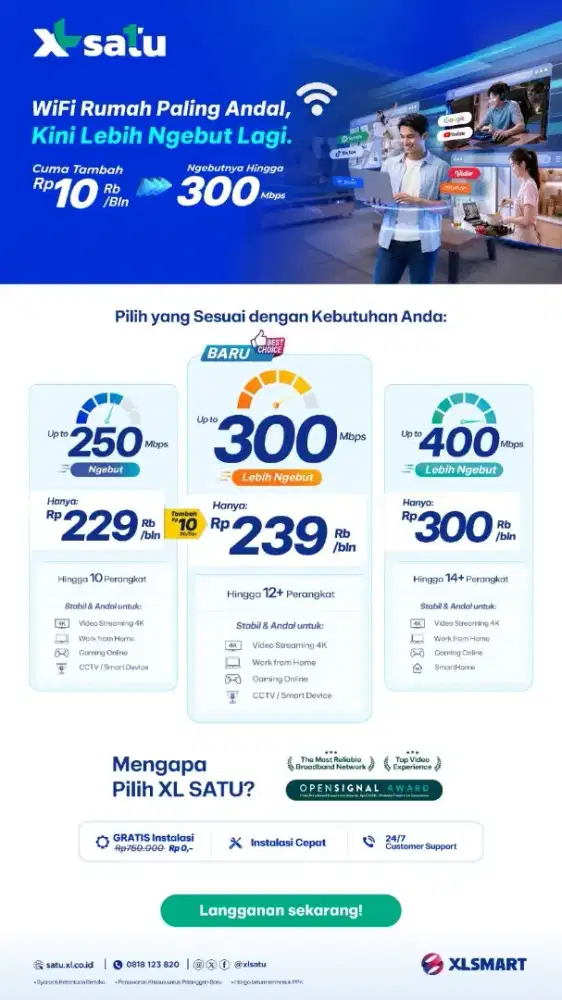 Jasa pemasangan wifi XL di Jogja