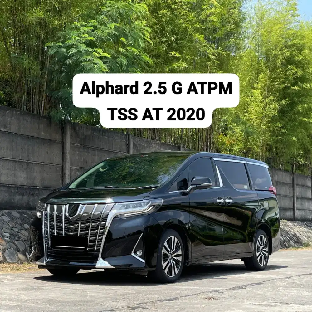 Alphard 2.5 G Bensin ATPM TSS AT 2020 , Km 20 ribuan