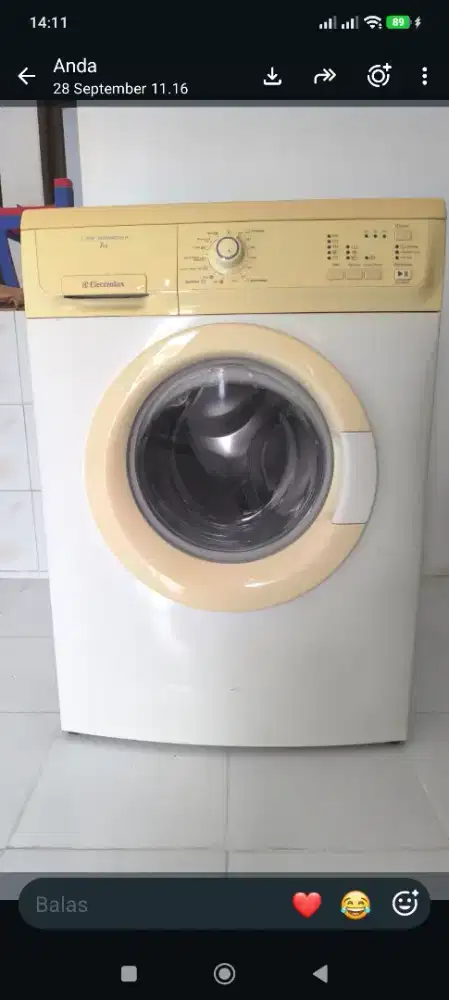 Dijual mesin cuci elektrolux 7kg