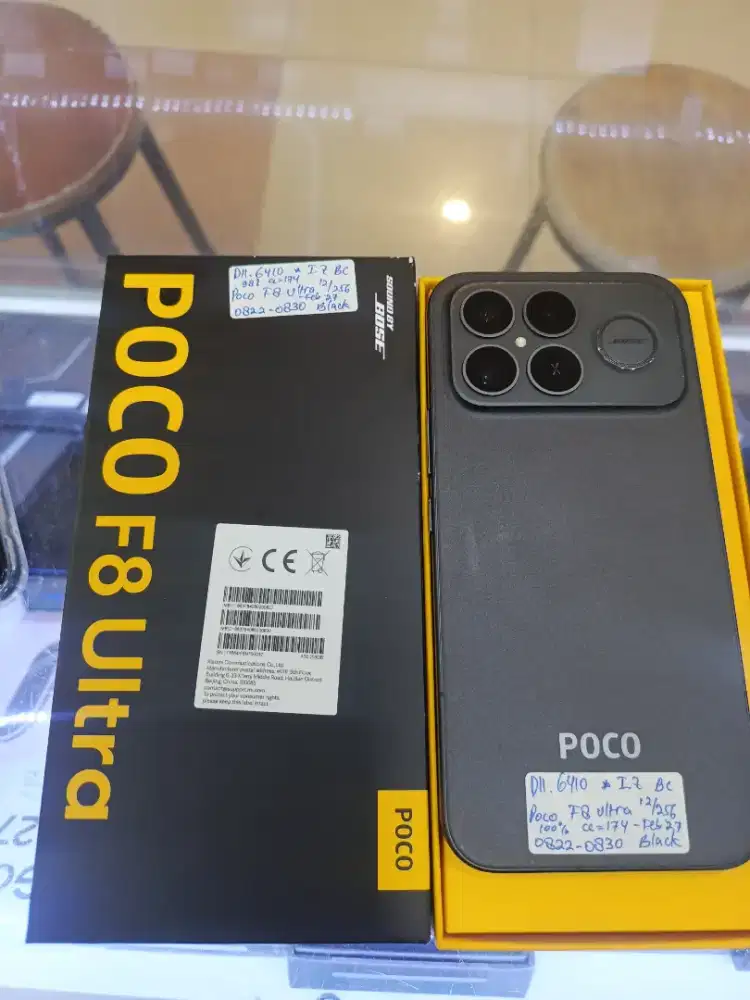 Poco F8 Ultra 12/256gb warna black second.