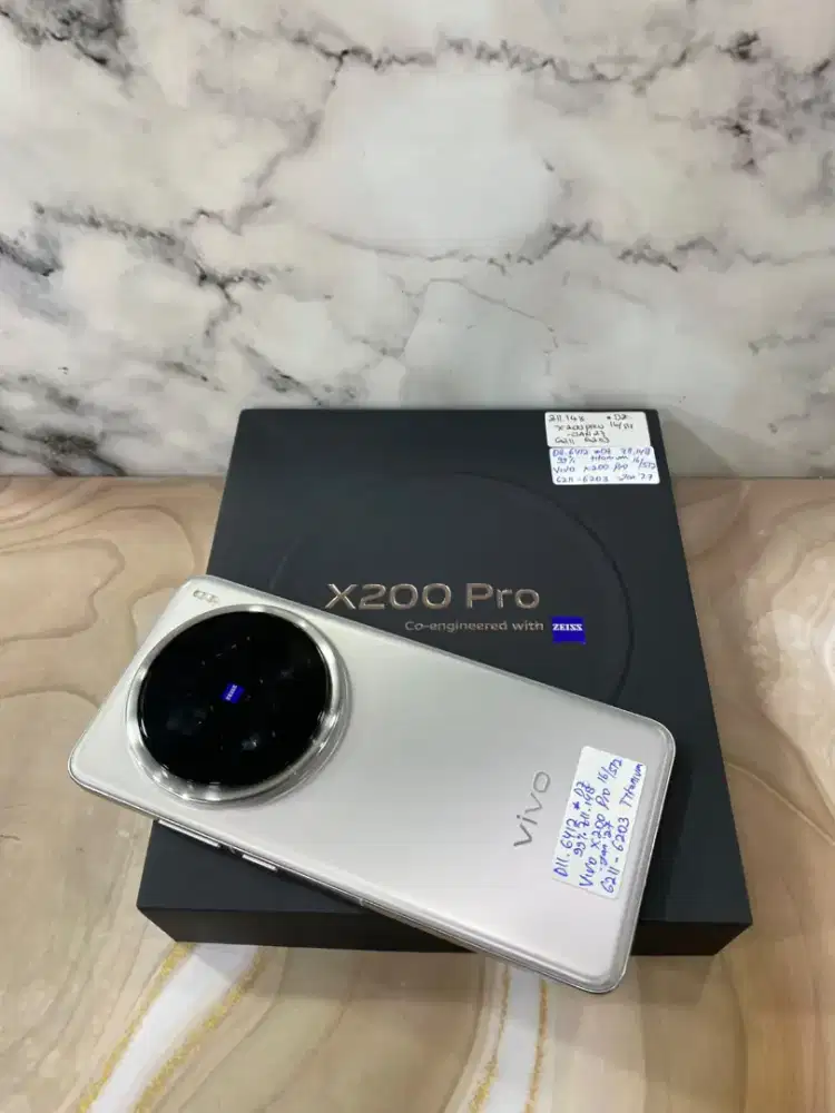 VIVO X200 Pro 16/512gb titanium second bergaransi