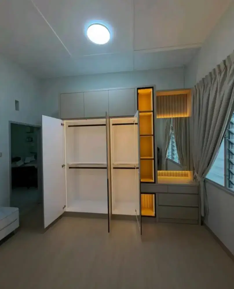 Meja set mininalis