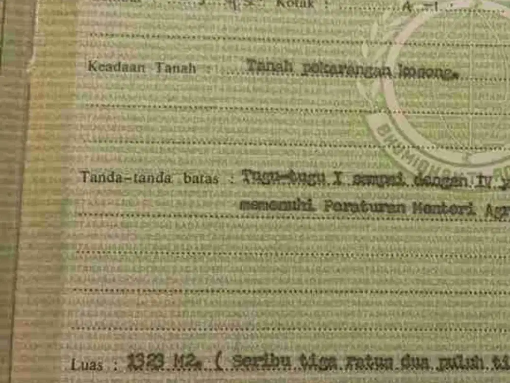 Jual Tanah nempel MERR