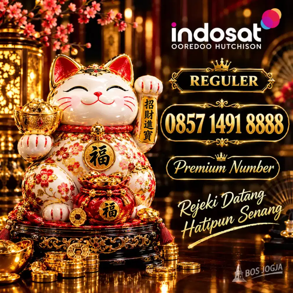 Nomor Cantik Premium Indosat Ooredoo Reguler 8888 Spesial Edition