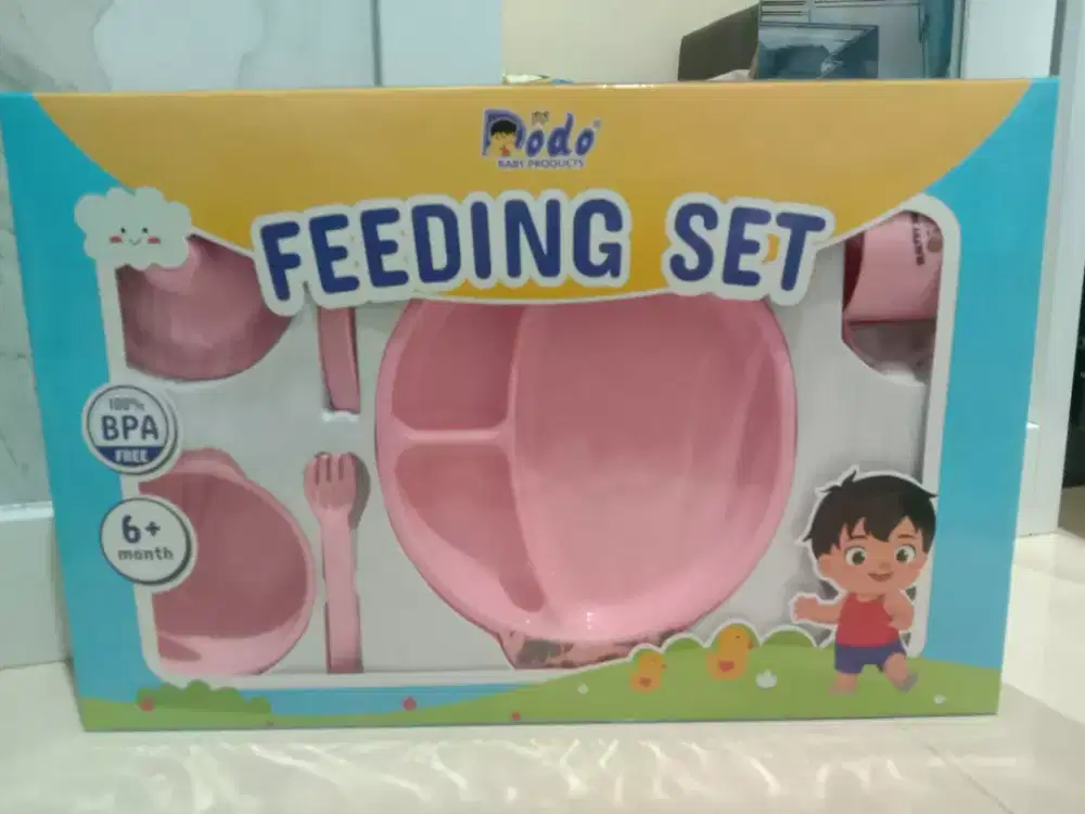 Dodo feeding set pink -New