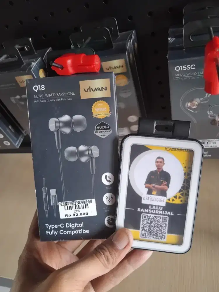 VIVAN WIRED EARPHONE Q18|ATLANTIS DAHSYAT