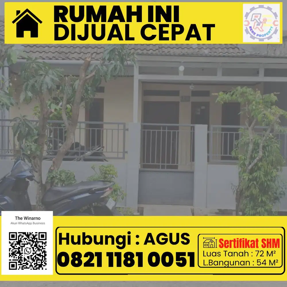 Rumah Siap Huni 2 KT di Griya Brandweer Parung Bogor–Sangat Strategis