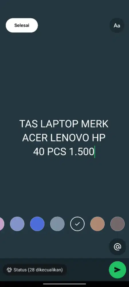 TAS LAPTOP 40 PCS MEREK ACER LENOVO HP