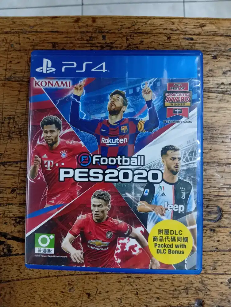KASET PS4 BEKAS ORIGINAL PES 2020 REGION 3(BACA DESKRIPSI)