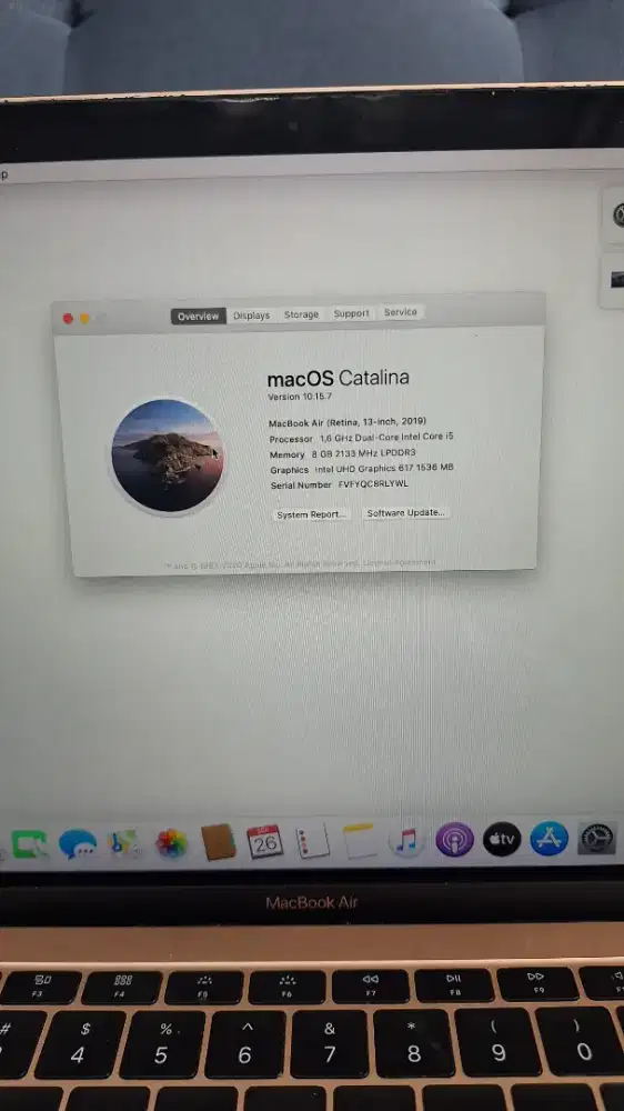 MACBOOK AIR 2019 ROSEGOLD 13 i5 8/128 GB