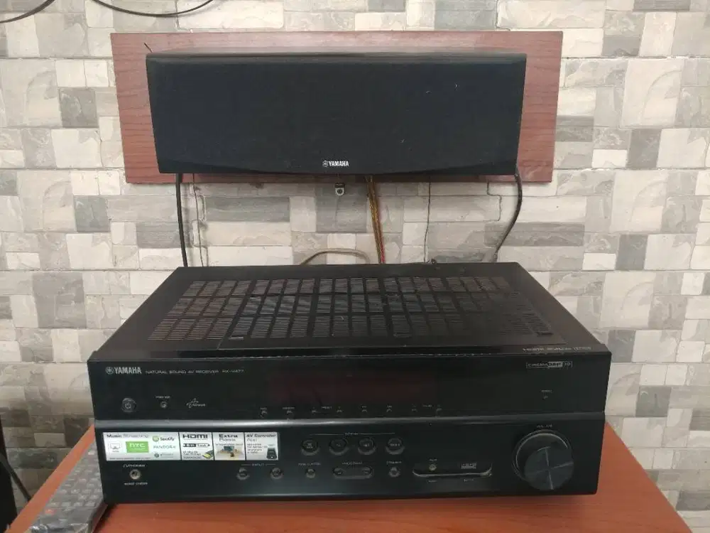 Dijual Home Theater Yamaha RXV-477 Fullset
