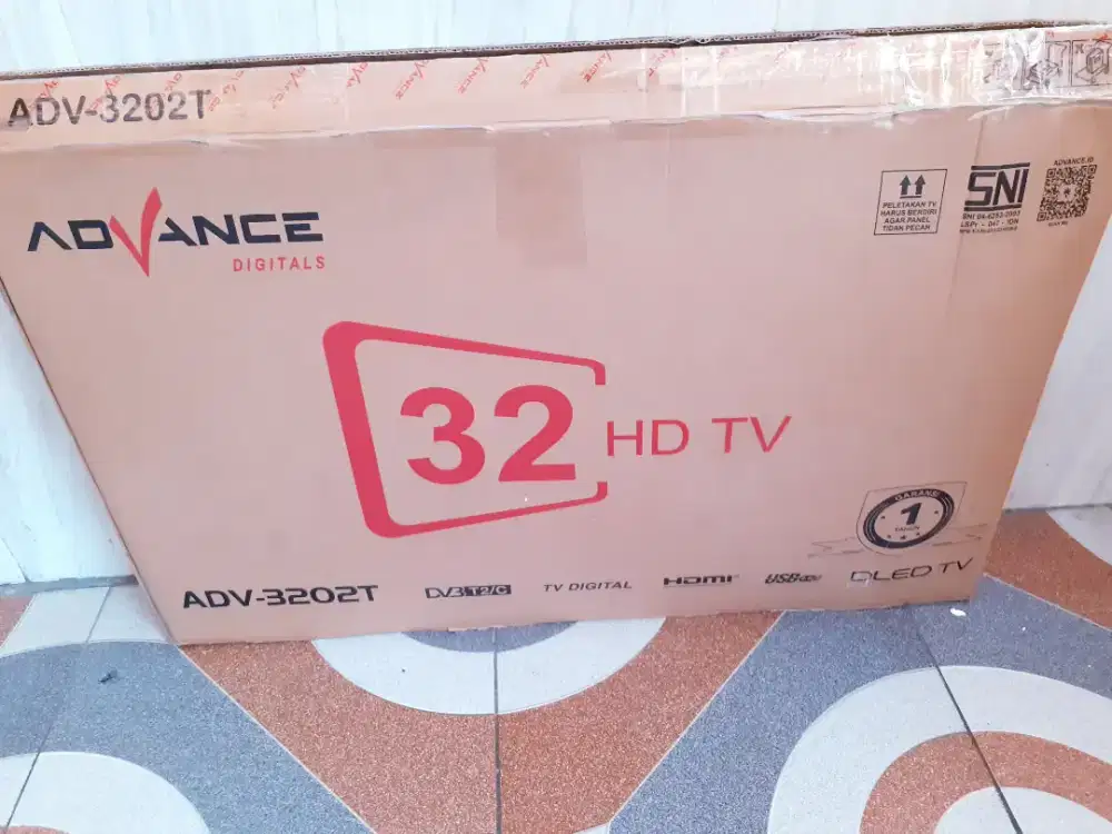 TV LED ADVANCE 32IN DIGITAL TV KONDISI NORMAL GARANSI [S7]
