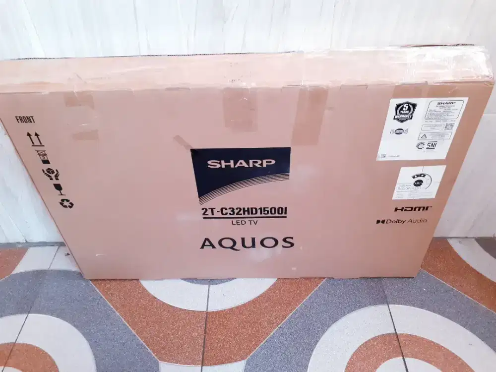 TV LED SHARP 32IN DIGITAL TV KONDISI NORMAL GARANSI [S7]
