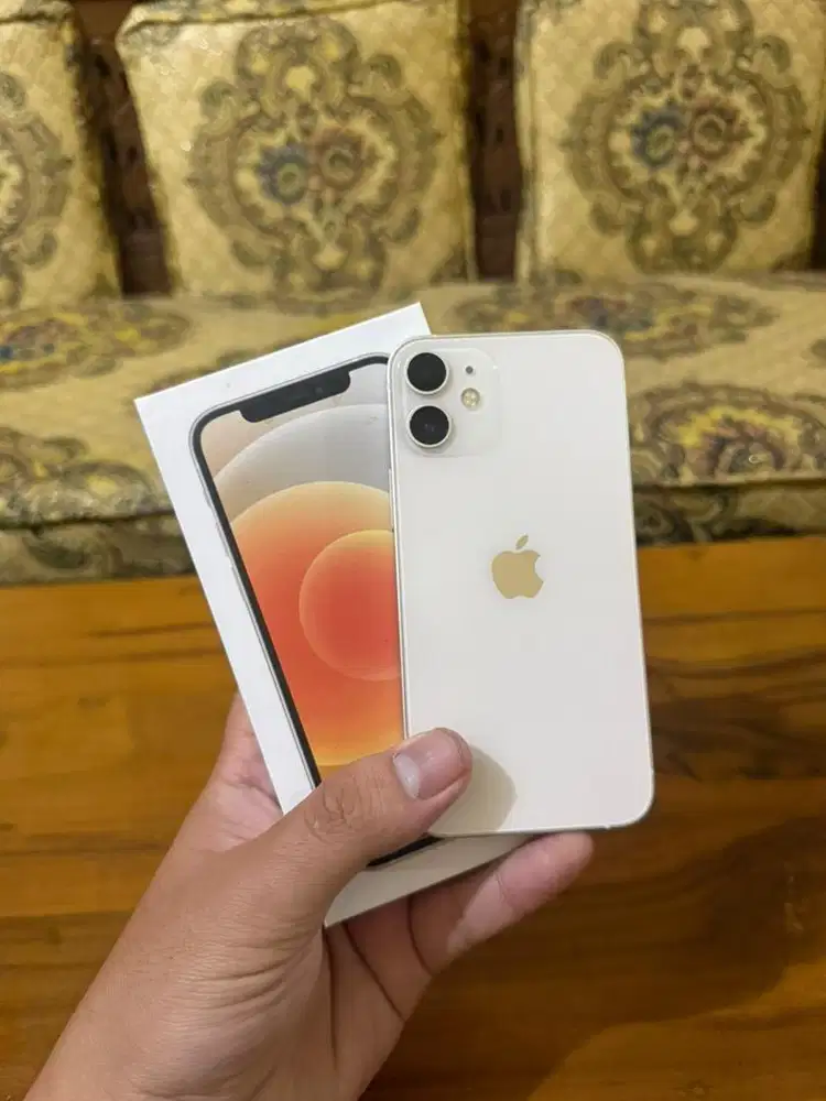 Iphone 12 mini 128 Putih No minus fullset