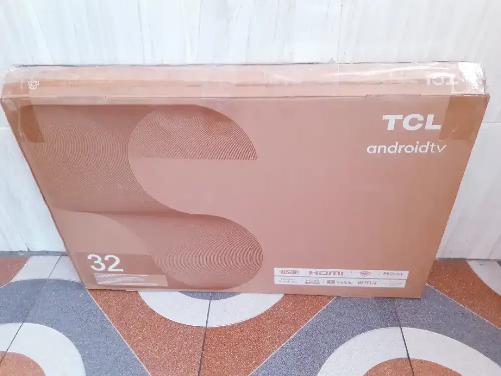 TV LED ANDROID TCL 32IN DIGITAL NETFLIK YOUTUBE SEGEL GARANSI [S7]