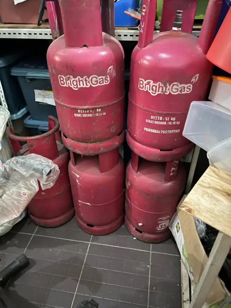 Tabung gas pink 12kg kosong