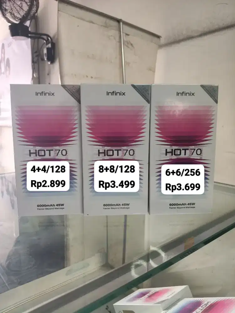 INFINIX HOT 70 READY YA GAIS