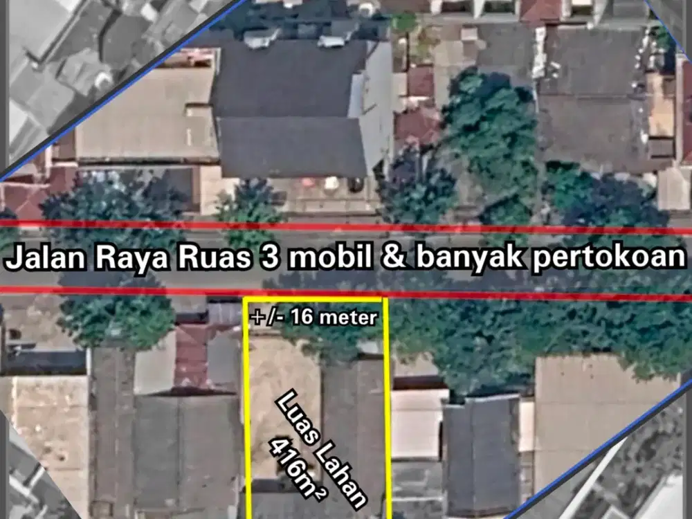 DISEWAKAN KAVLING KOMERSIAL STRATEGIS MERUYA UTARA, RAMAI PENGUNJUNG!