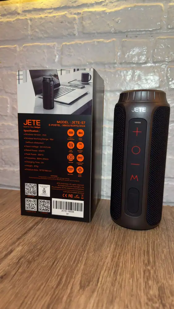 Speaker Bluetooth JETE S7 Wireless Original 100% - PRODUK BARU