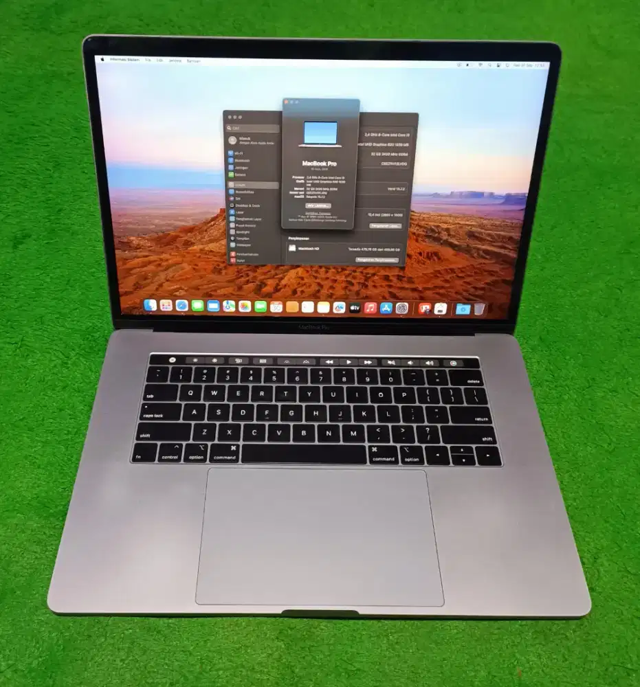 Apple MacBook Pro 2019 15inch i9 32/512 Grey Touchbar Dual VGA Murah