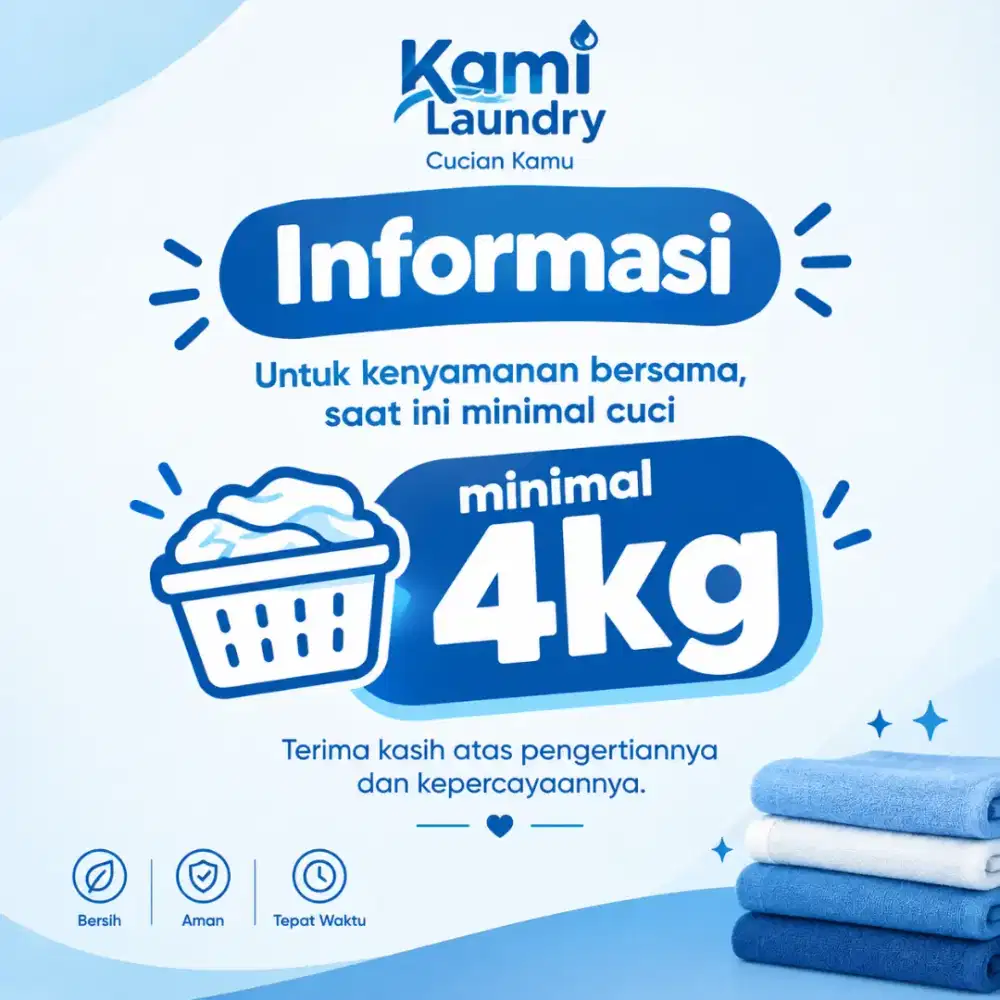 Dibutuhkan segera karyawati laundry