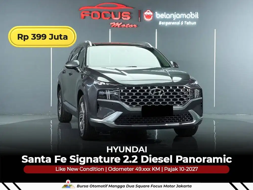 [ GARANSI 5THN ] Hyundai Santa Fe Signature 2.2 Diesel 2023/2024/2025