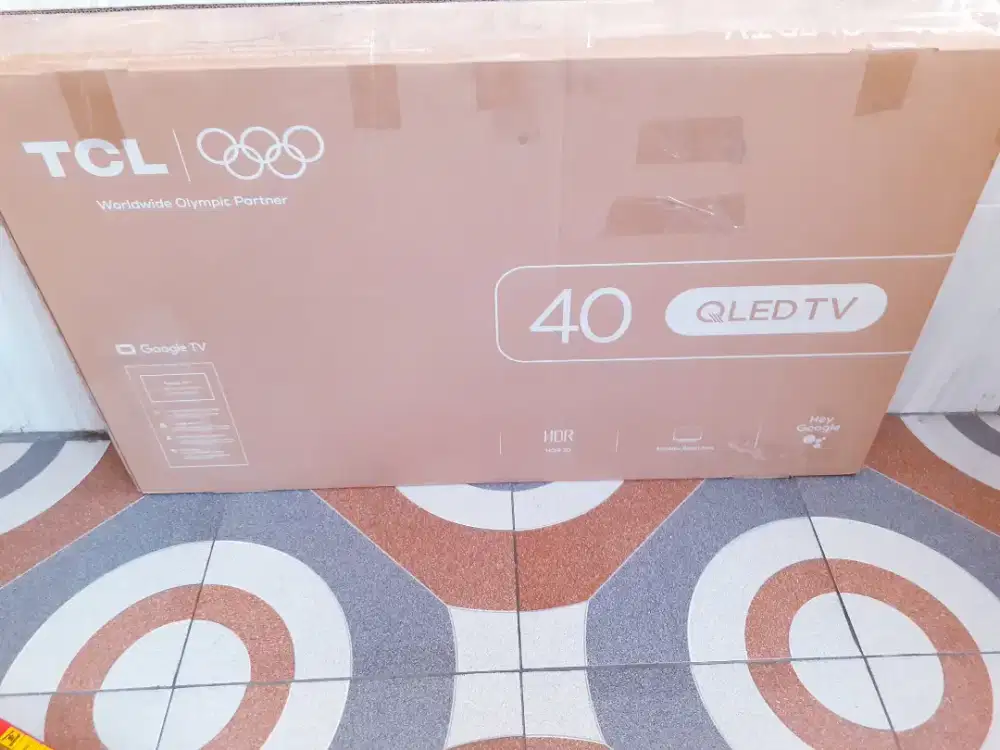 TV LED ANDROID TCL GOOGLE TV 40IN QLED DIGITAL NETFLIKYOUTUBESEGEL[S7]