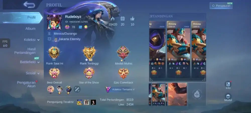 akun ml jual aja pengen pensiun