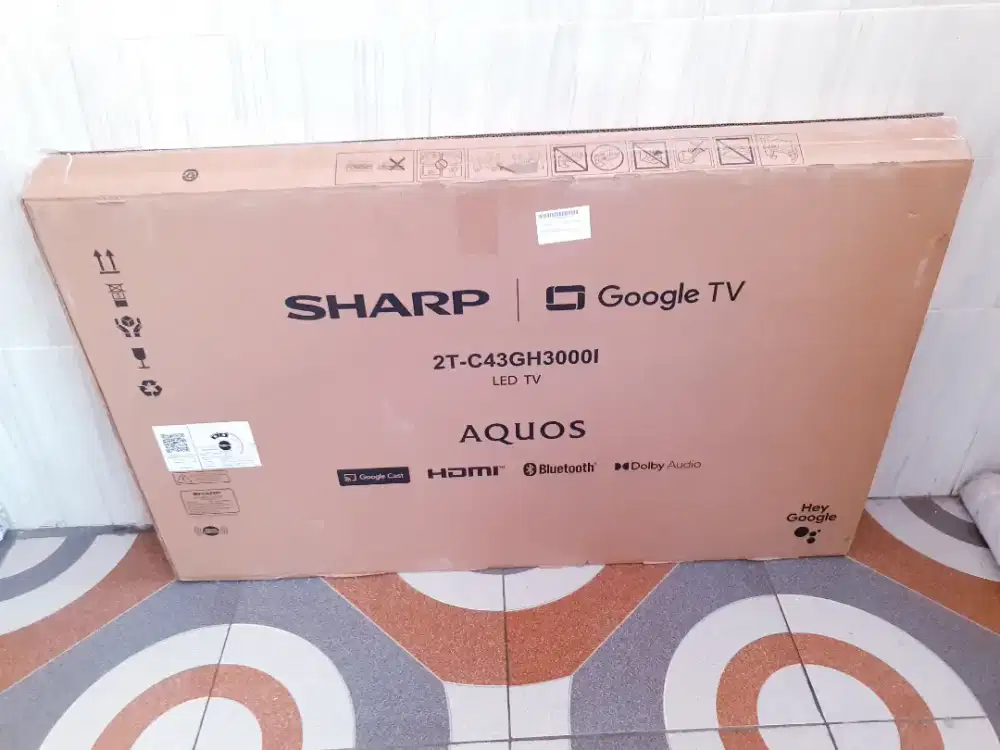 TV LED ANDROID GOOGLE SHARP 43IN FHD DIGITAL YOUTUBE NETFLIK[S7]