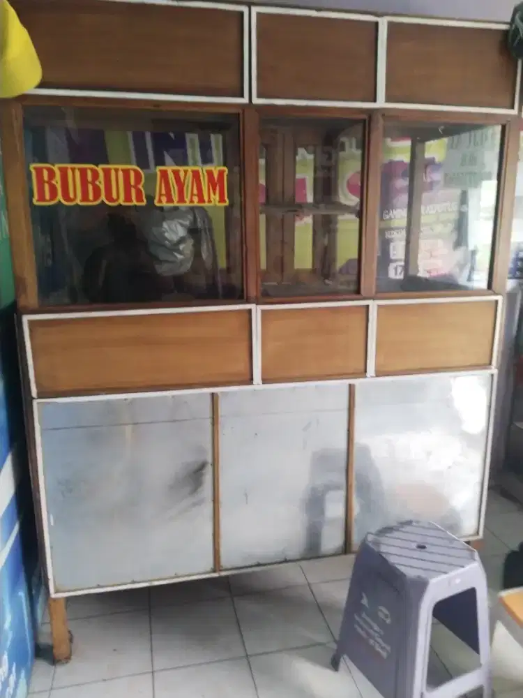 Jual cepat gerobak bekas bubur