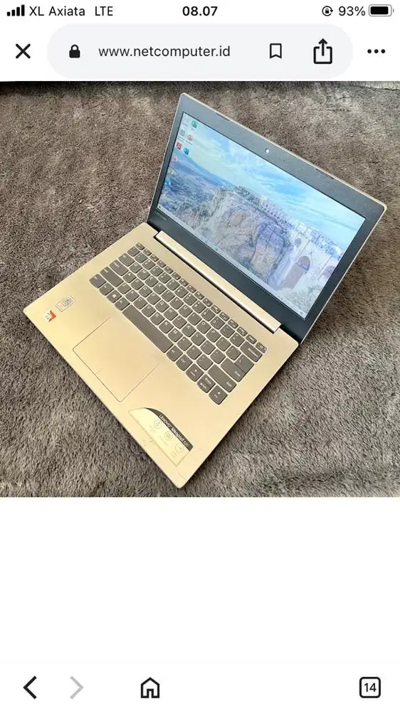 laptop lenovo bekas