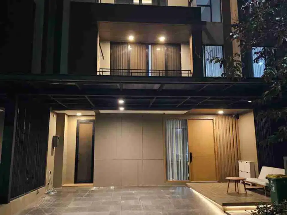 Disewakan Rumah Furnished Japanese Style 3 Lantai di Zora Kazumi BSD