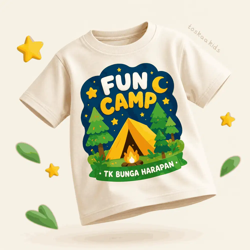 Kaos Custom Event Acara Sekolah Anak - Playgroup TK SD sablon DTF