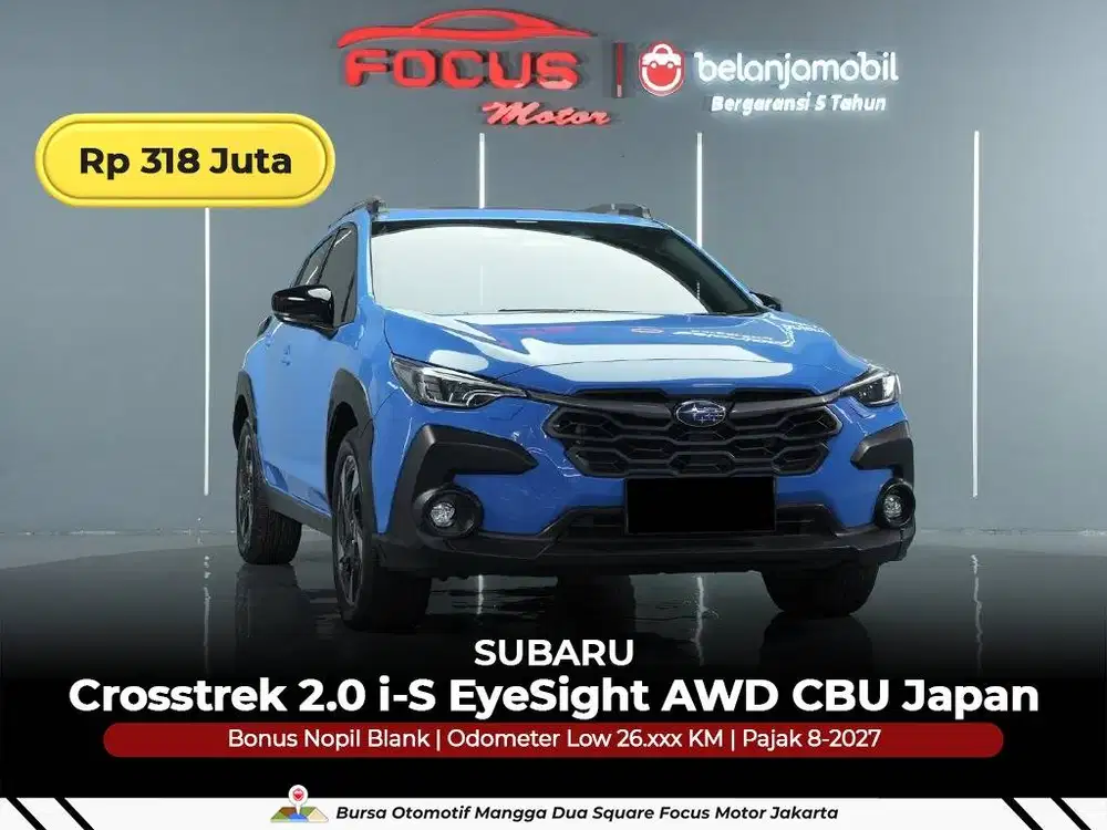 [ GARANSI 5THN AWD ] Subaru Crosstrek 2.0 i-S EyeSight 2022/2023/2024
