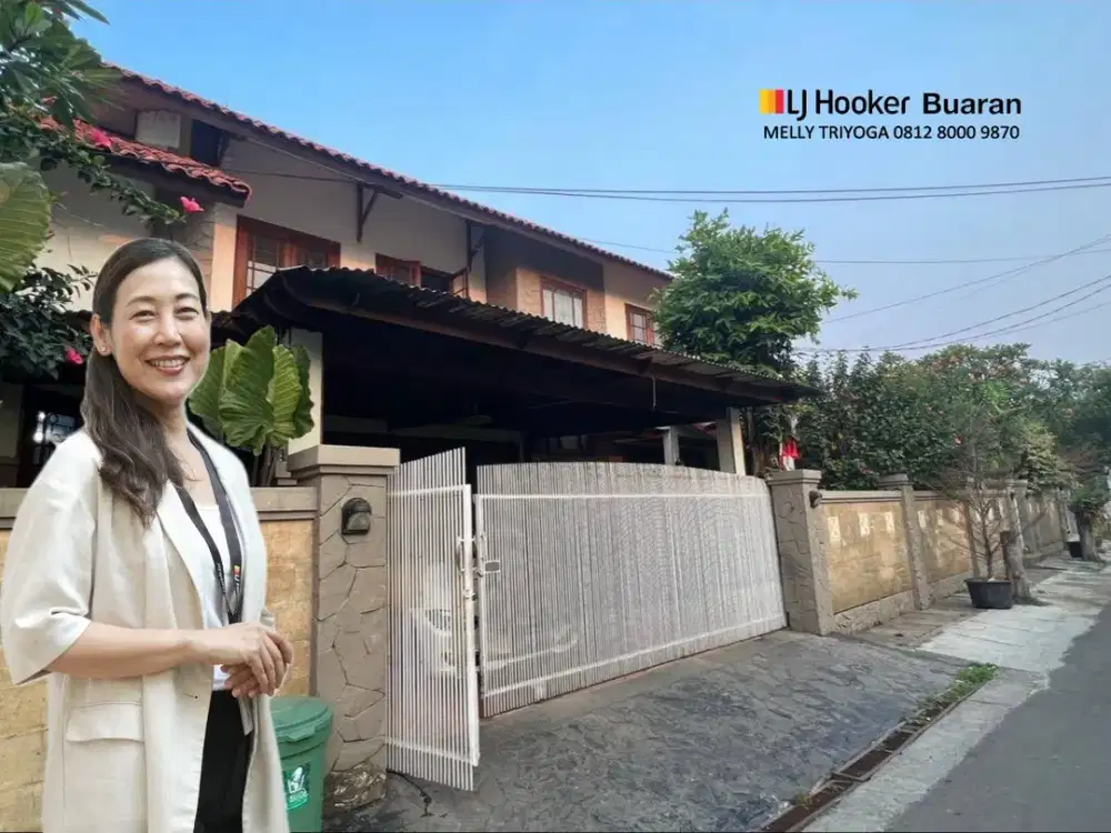 Dijual Rumah Asri Komplek Bumi Harapan Permai Kramat Jati, Cililitan, Jakarta Timur