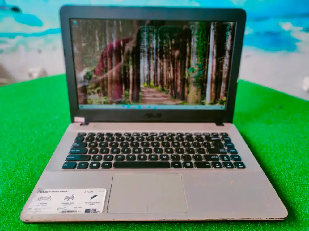 Asus X441N Intel N3350 SSD 128GB Kenceng Laptop Pelajar Mahasiswa