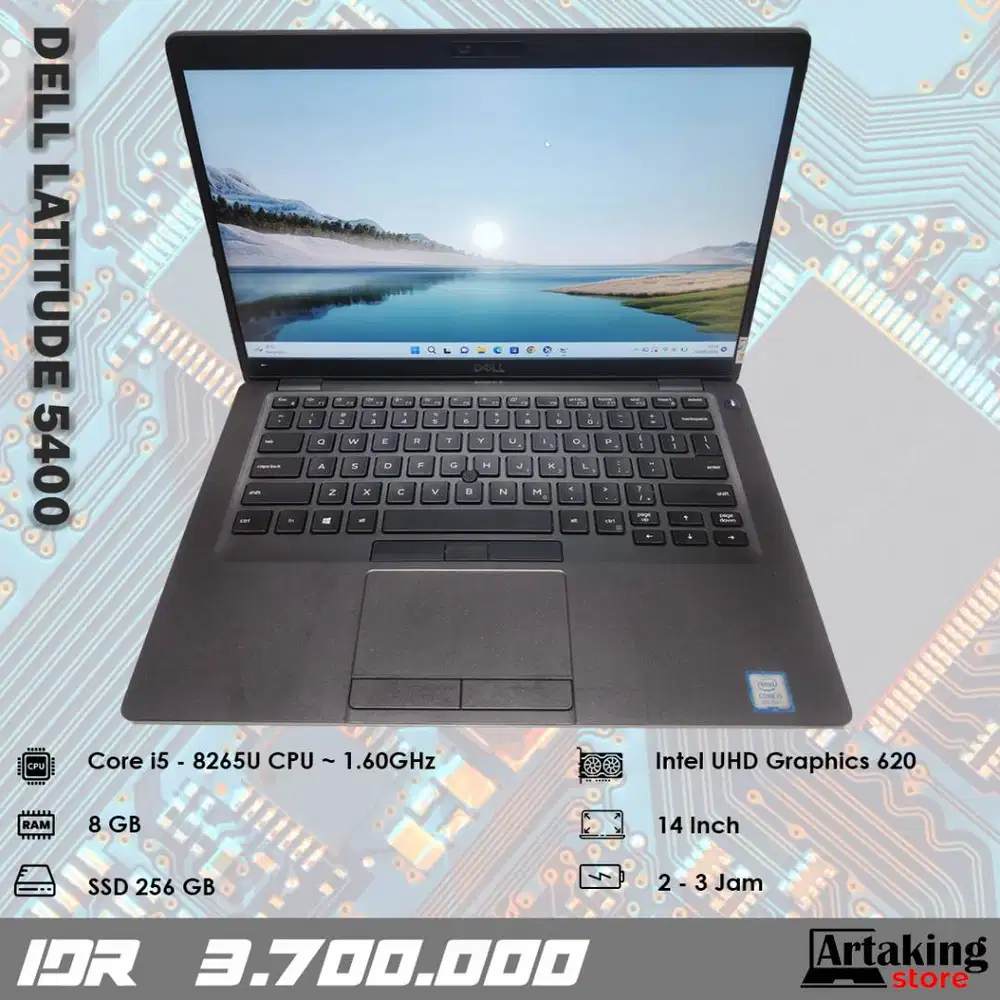Dell Latitude 5400 - Core i5 - Gen 8 th - Ram 8 GB - SSD 256 GB
