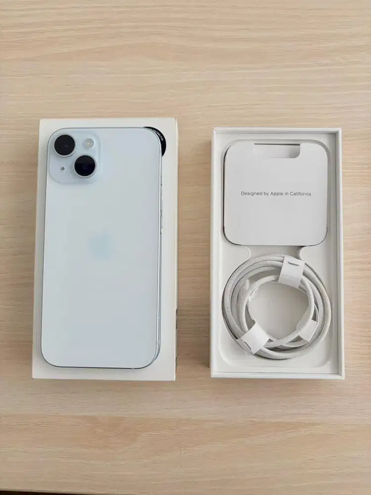 Iphone 15 128 gb blue ex blibli imei permanent