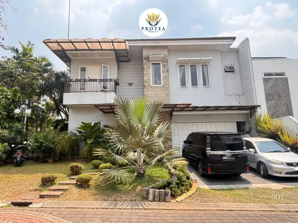 Rumah 2 Lantai Hook Badan Lokasi Strategis di Delatinos, BSD