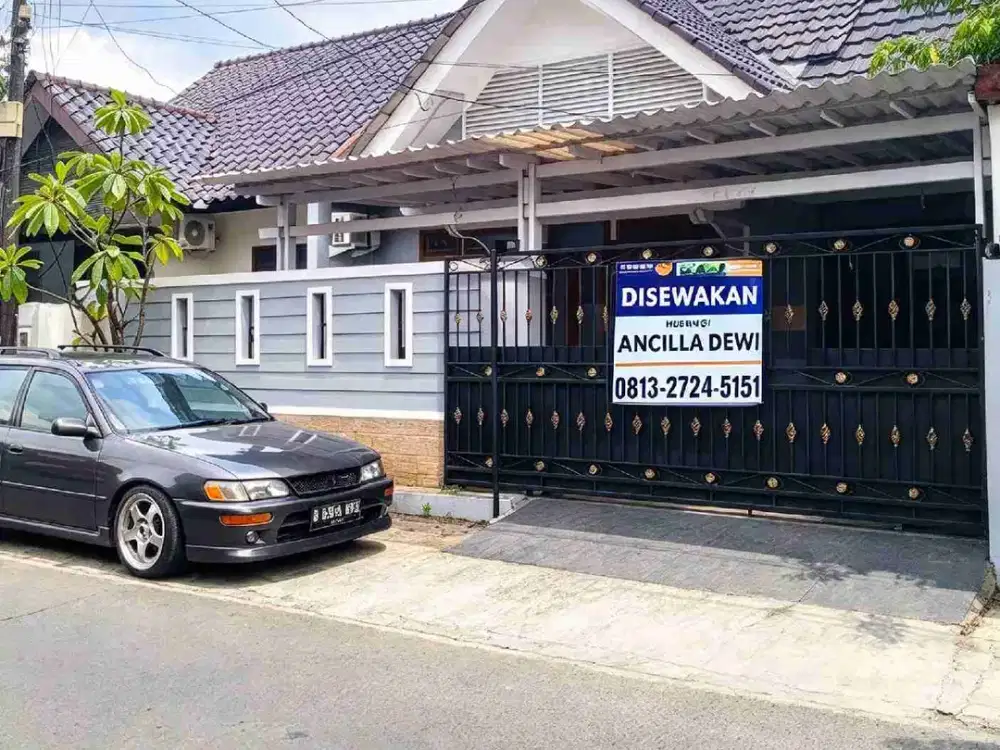 Di Sewakan Rumah Strategis bisa Usaha LT 151 m 2,sdh baja ringan terMurah di Pekayon Bekasi Selatan