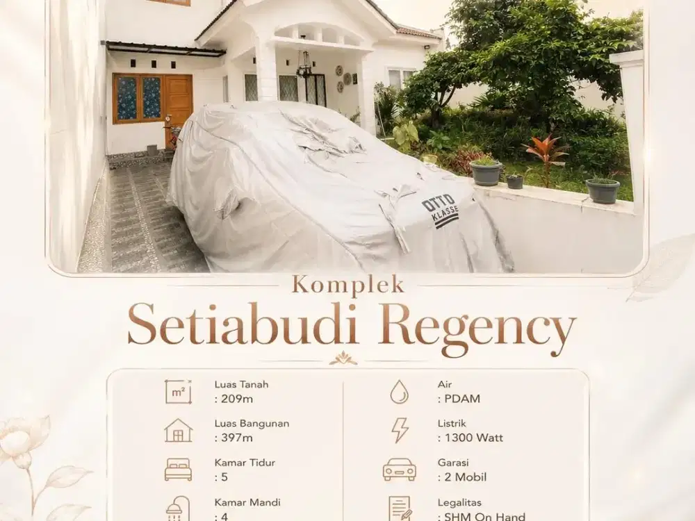 Turun harga murah setiabudi Bandung utara bangunan elegan harga ekonomis nego!