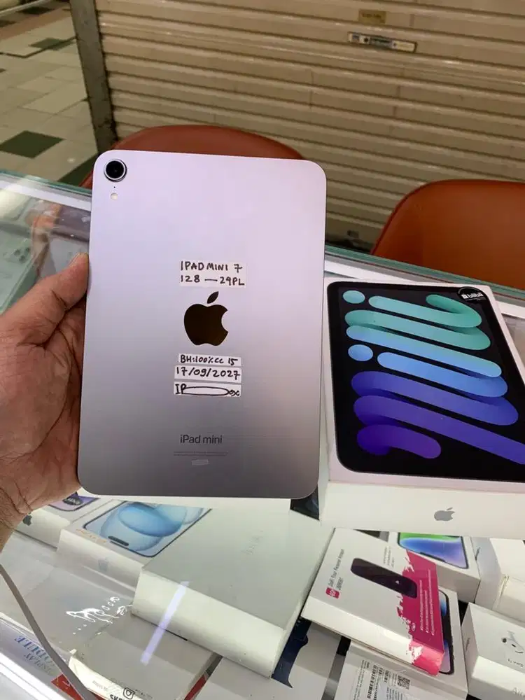 Ipad Mini 7 128 Gb Space grey Ibox garansi panjang