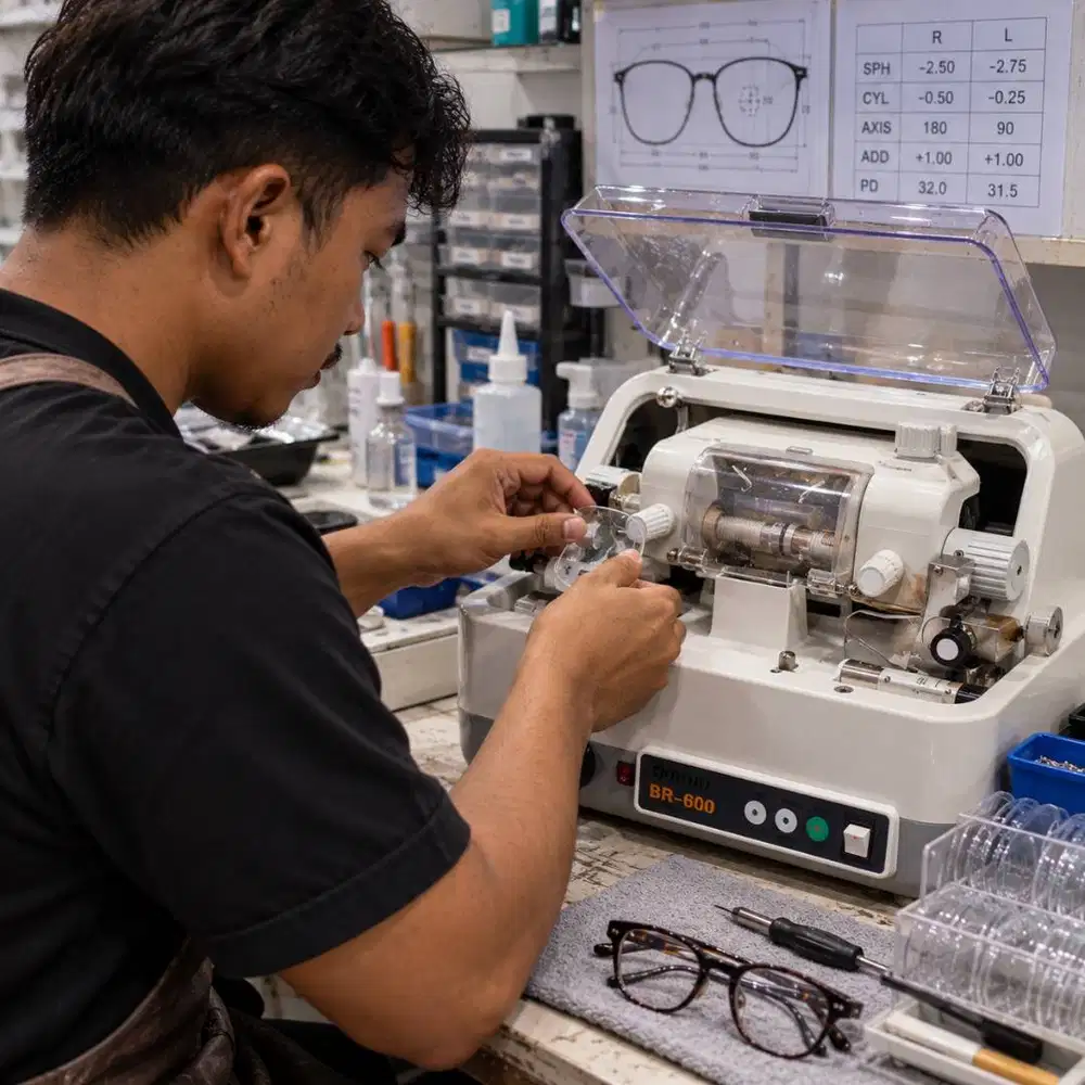 Lowongan Teknisi Kacamata - Staff Faset Optik (Trainee)