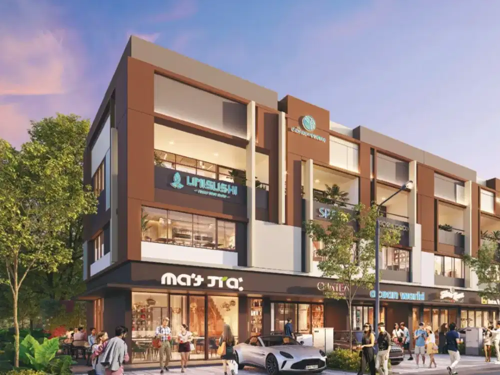 Terlaris Ruko Strategis Hive Terraza Park Serpong untuk Investasi & Bisnis